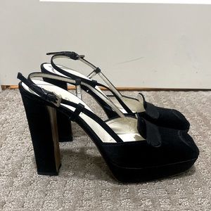 Vintage Prada platforms heels